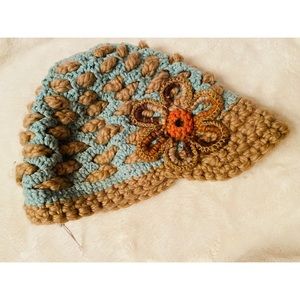 BOHEMIAN CROCHET SLOUCHIE BEANIE